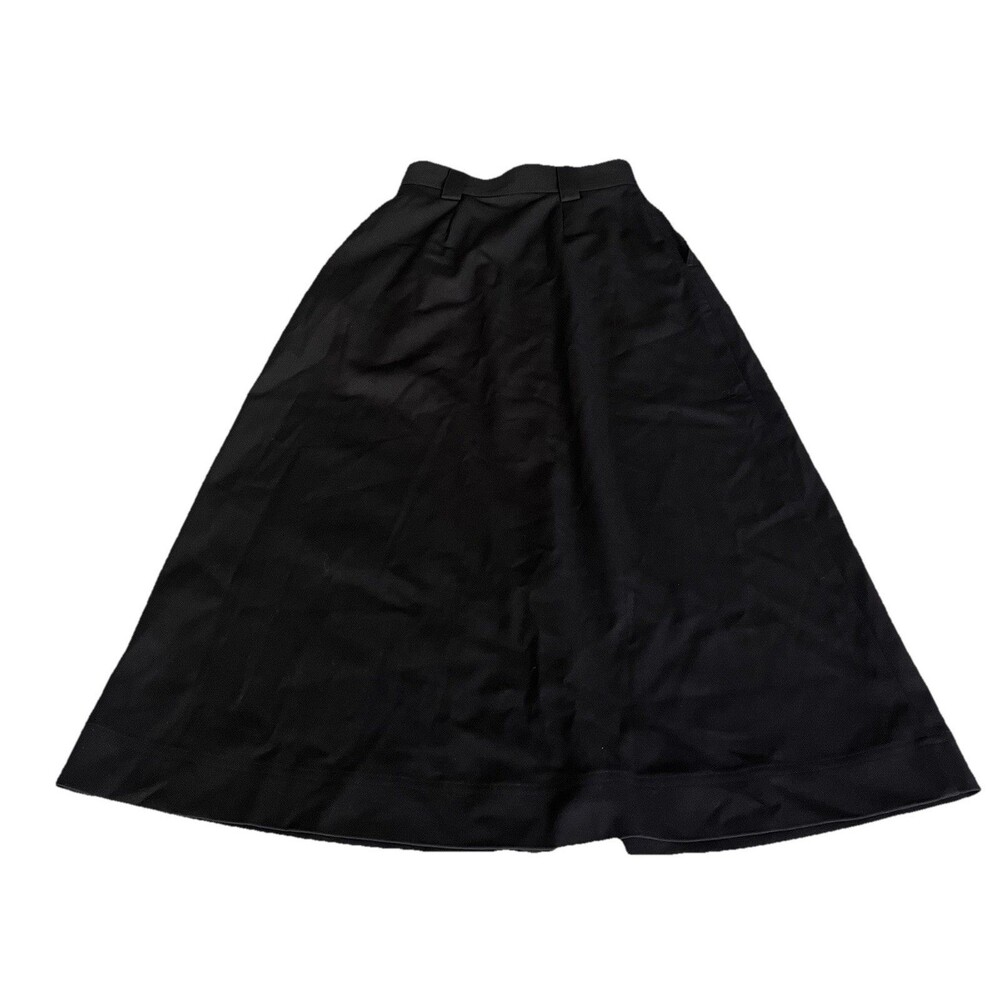Sezane Black Clarine Skirt Size 2 - EUR 34 Pockets Button Front NWT - Picture 3 of 7